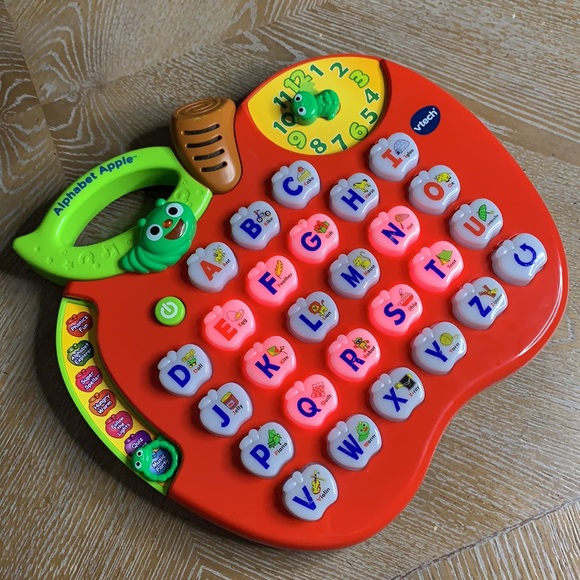 VTech Alphabet Apple in Red Kids Learning Toy - Picture 6 of 11